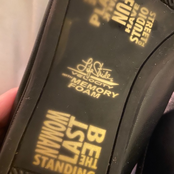 Life Stride memory foam  blk leather flats size 9 - Picture 11 of 14